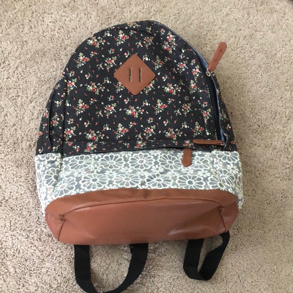 Floral backpack